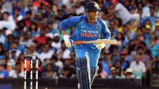 MS Dhoni fifth player to score 10,000 runs for India